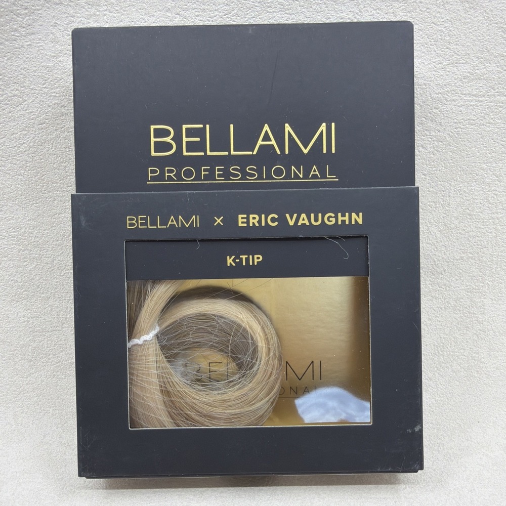 Bellami Professional K Tip Hair Extensions 16" Cookie Dough Piano NEW SEALED 25g